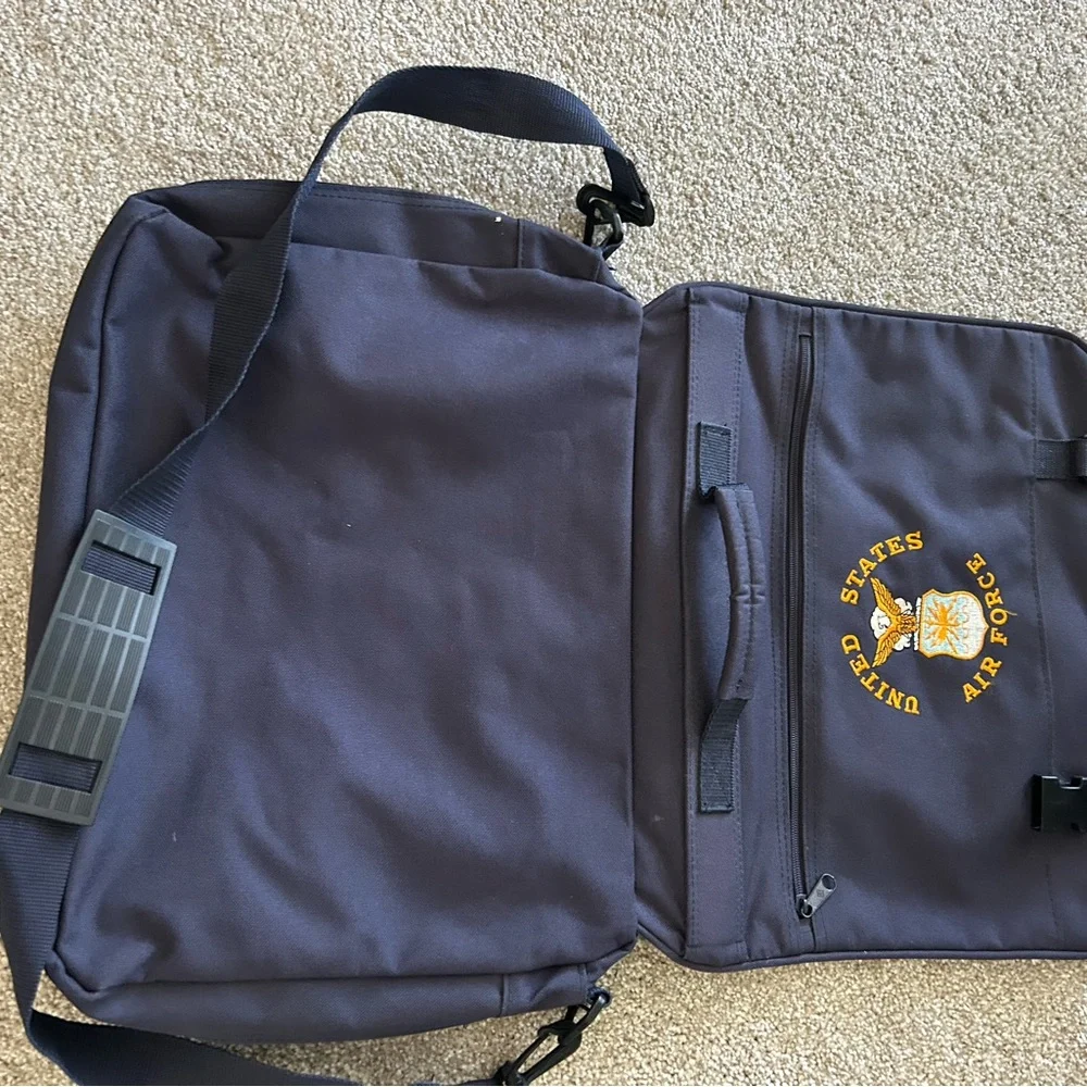 United States Air Force Navy Blue Messenger Bag